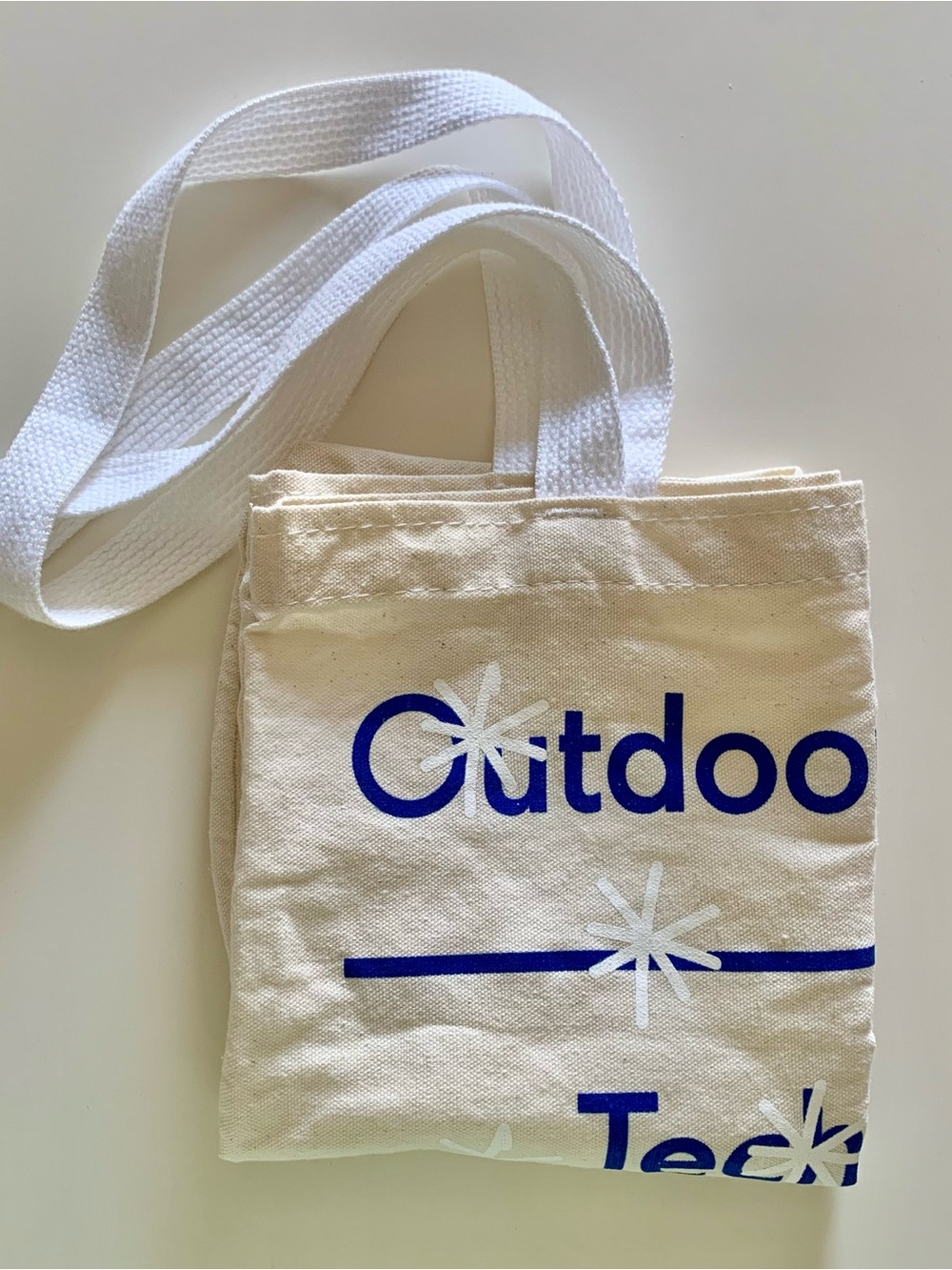 Outdoor Voices Tote White and Blue